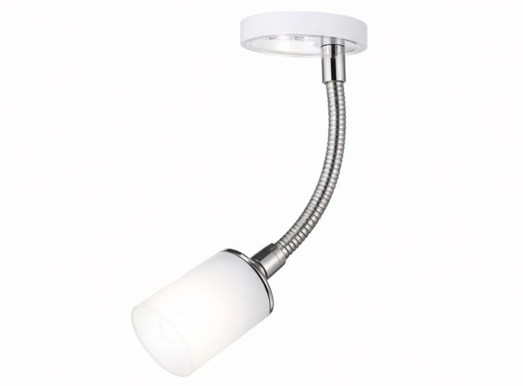 Travelleds flexibele opbouwspot - chrome