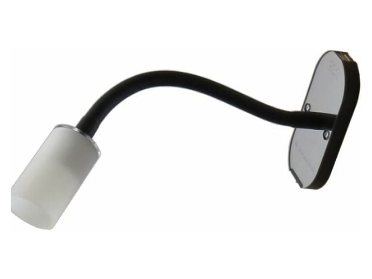 Travelleds flexibele USB opbouwspot - opaal