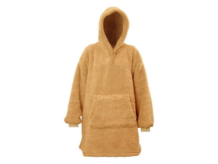 Unique Living Teddy oversized hoodie - Latte