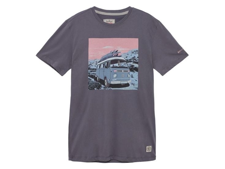 Van One Comic Surf Slate Grey heren T-shirt