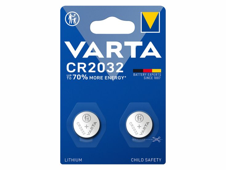 Varta 2x CR2032 Lithium knoopcelbatterijen