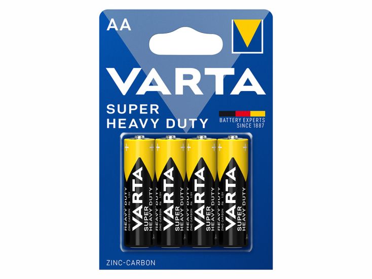 Varta 4x Superlife AA batterijen