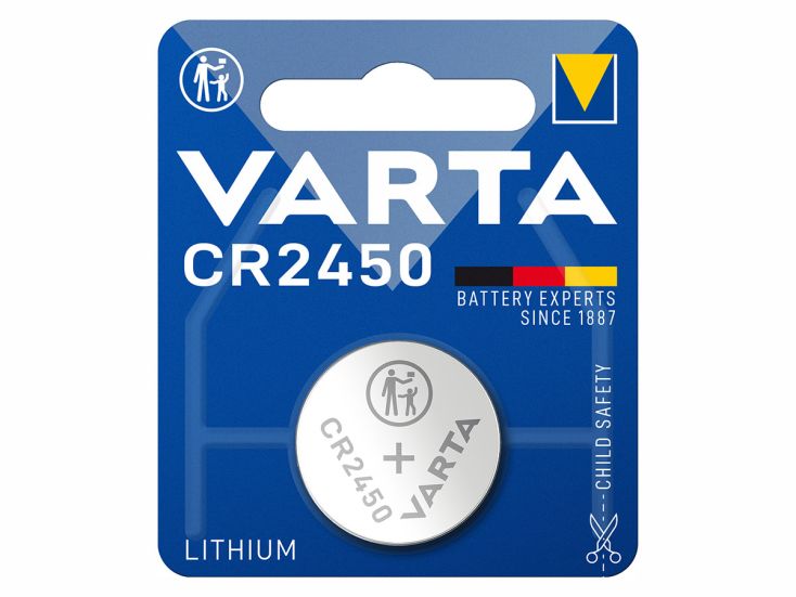 Varta Lithium CR 2450 knoopcelbatterij