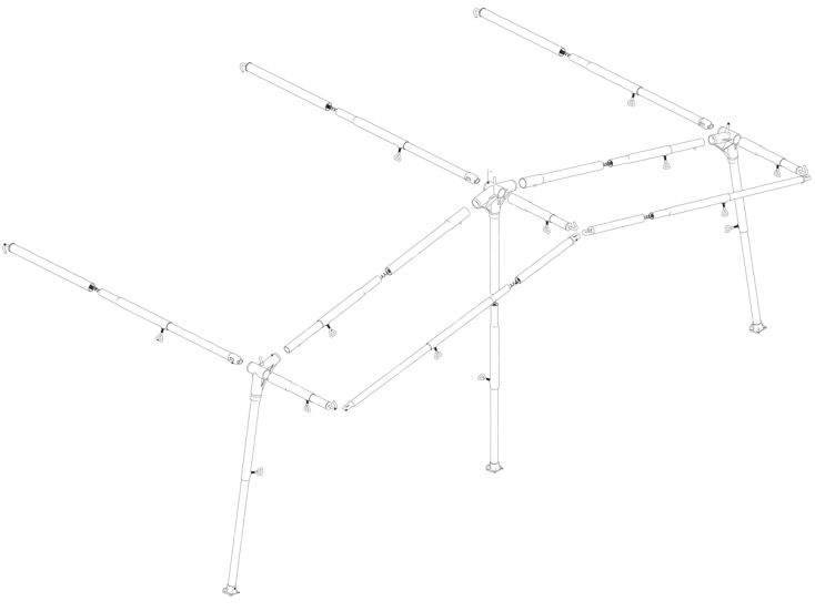 Ventura Standard 250 Prenox G14 - G16 voortentframe