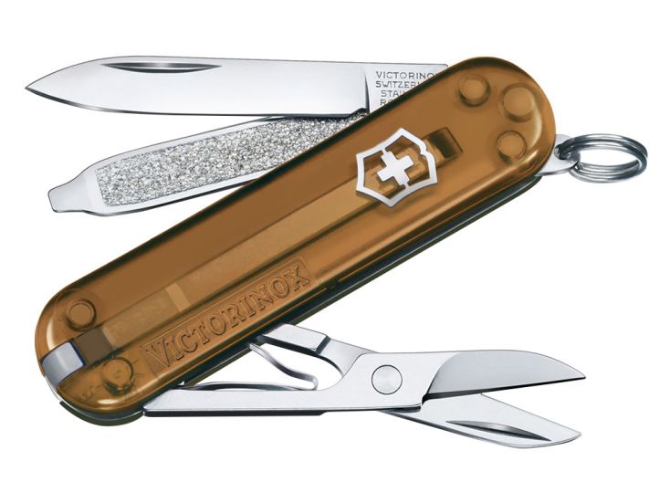 Victorinox Classic SD tran. Chocolate Fudge zakmes