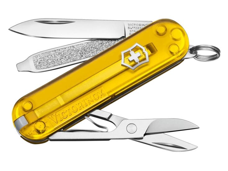 Victorinox Classic SD tran. Tuscan Sun zakmes