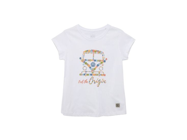 Van One Flower Bulli dames T-Shirt - White
