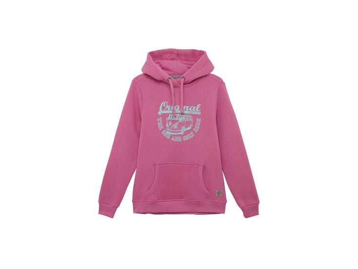 Van One Original Ride dames Hoodie - Super Pink