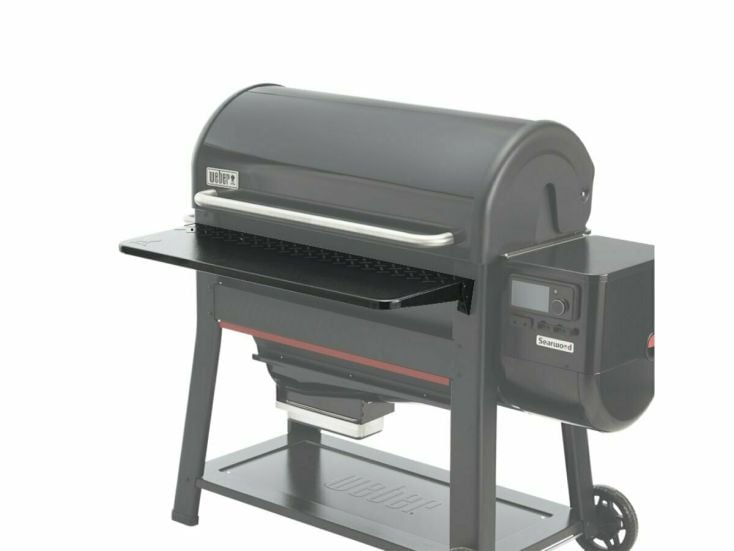 Weber Searwood XL inklapbare werktafel - voorzijde