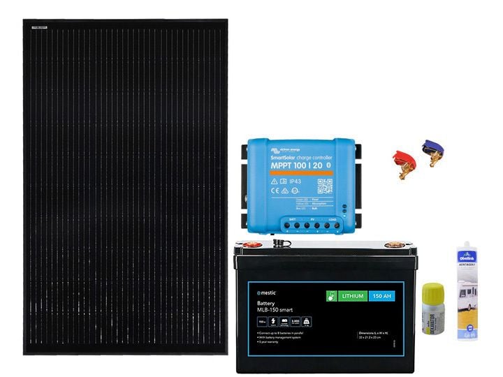 Obelink 180 watt Lithium zonnepaneelset Obelink 180 watt Lithium zonnepaneelset