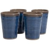 Bo-Camp Halo set van 4 melamine bekers - Blue thumbnail