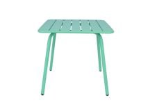 MaximaVida Max 80 cm metalen vierkante tuintafel - Blue thumbnail