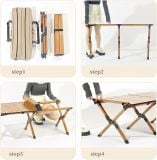 Campingwise 2-persoons campingtafel - 58 x 45 cm thumbnail