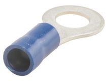 Kabelschoen ring blauw set van 10 stuks - 6,4 MM thumbnail