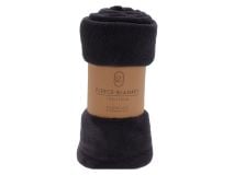 150 x 125 cm fleece deken - Anthracite thumbnail