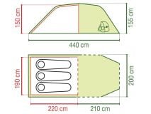 Coleman Coastline 3 plus tunneltent thumbnail