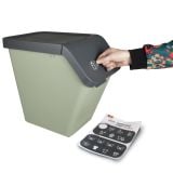 Sunware Sigma home 45 liter sorteer unit - Green thumbnail