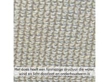 Buitenkado 3.6x3.6 antraciet waterdoorlatend schaduwdoekset thumbnail