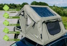 OutdoorU Compact 2 personen Daktent - Kaki thumbnail
