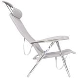 Crespo AL-205 Compact Light Grey strandstoel thumbnail
