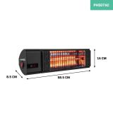 VONROC Volsini PRO 2000 watt terrasverwarmer thumbnail