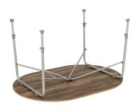 Bo-Camp Feather Oval 130 x 90 tafel thumbnail