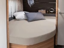 Walra Jersey Frans bed rechts hoeslaken - Sand thumbnail