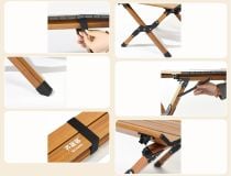 Campingwise 2-persoons campingtafel - 58 x 45 cm thumbnail