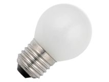 Schiefer 10 watt E27 matte kogel gloeilamp thumbnail