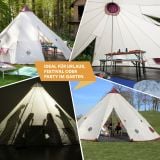 Skandika Tipi Kota 550 Groepstent - Beige thumbnail