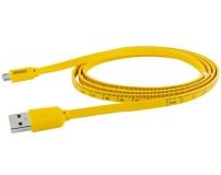 Schwaiger WKM10 gele Micro USB-Kabel thumbnail