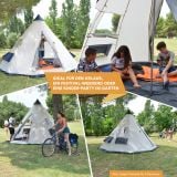 Skandika Tipi Goathi 550 Protect Groepstent - Beige thumbnail