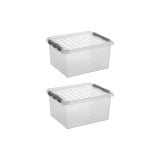 Sunware Q-line 36 liter set van 2 opbergboxen thumbnail