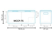 Mestic MCCP-75 AC/DC Dual Zone compressor koelbox thumbnail