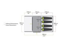 Zempire Evo TM V2 opblaasbare tunneltent thumbnail