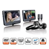 Lenco DVP-1046BK 2x 10 inch draagbare DVD speler thumbnail