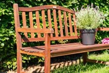 MaximaVida Rainbow 130 cm houten tuinbank thumbnail