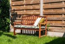 MaximaVida Rainbow 130 cm houten tuinbank thumbnail