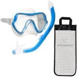 Atlantis Samana Pro Snorkelset - White/Blue thumbnail