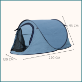 HIXA Blue Pop-up tent thumbnail