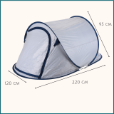 HIXA Grey Pop-up tent thumbnail