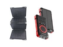 HEKO Solar Spark powerbank met Unfold 30W Solar Panel thumbnail