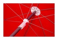 Bo-Camp Ø 165 cm parasol met knikarm - Red thumbnail
