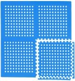 Eyepower 81x81cm set van 20 zwembad vloertegels - Blue thumbnail
