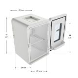 Juskys 15 liter mobiele mini-koelkast - White thumbnail
