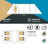 Skandika Montana 8 Sleeper Protect Tunneltent thumbnail