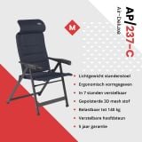 Crespo AP-237 Air-Deluxe Compact Blue standenstoel thumbnail