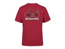Old Guys Rule Cranky heren t-shirt - Red thumbnail