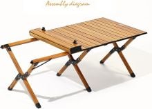 Campingwise 2-persoons campingtafel - 58 x 45 cm thumbnail