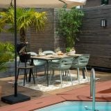 Garden Impressions Sunny 4 stuks olijf kleurige tuinstoel thumbnail